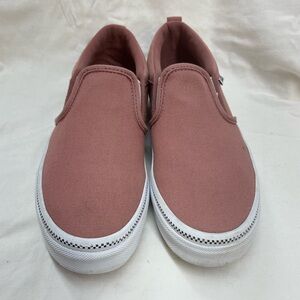 Vans off the wall Pink Slip-On Sneakers girl/ladies sz 4